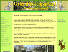 Tablet Screenshot of griendtsveenpark.nl